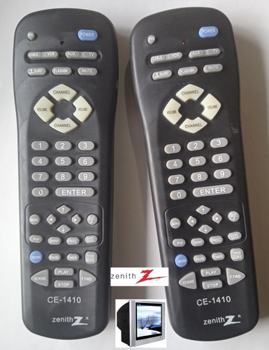 Control Remoto Tv  Zenith Ce-1410 Universal