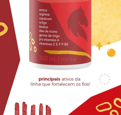 Imagem 5 de 6 de Kit Cabelão Rapunzel Cavalo Real Vita Seiva