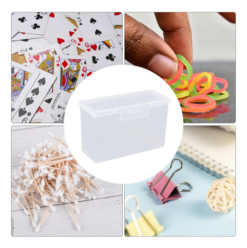 L Contenedor Para Tarjetas De Visita Con Tapa Caja De