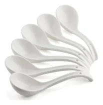 Comprar Cucharas De Sopa Cuchara De Sopa Asiática Juego De 6 De Sopa