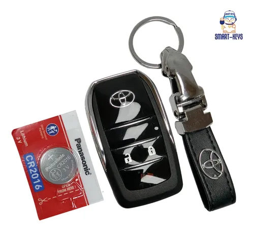 Carcasa De Mando A Distancia Para Llave De Toyota RAV4 (2006-2011) – 3 Botones, Negra, Con Chip