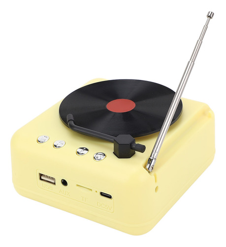 Altavoz Estilo Tocadiscos Retro Hifi Con Calidad De Sonido B