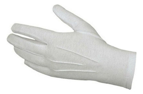 Guantes Formales Blancos, 5 Pares, Esmoquin, Honor Guard, Pa