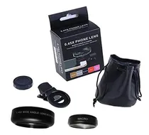 Comprar Lentes 3 En 1 Para Celular Ojo De Pez, Gran Angular Y Macro