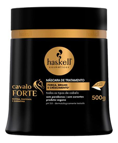 Kit Haskell Cavalo Forte Sh. Cond Mascara 500ml/g + Complexo