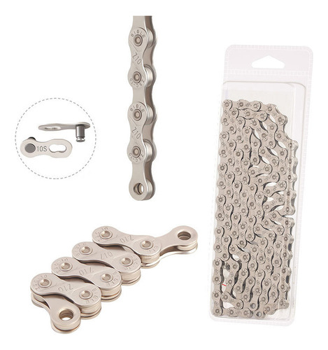 Cadenas Para Bicicletas De Montaña, De 6 A 12 Eslabones, 116