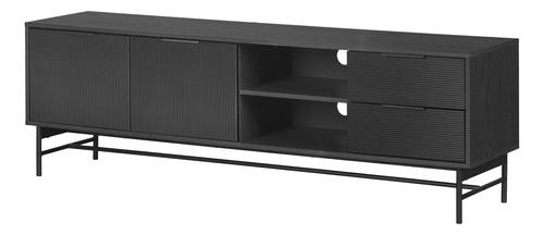 South Shore Arlo - Soporte De Tv De 2 Cajones Con Puertas A.