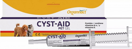 Suplemento Vitamínico Cyst-aid Pet Gel 35g - Organnact