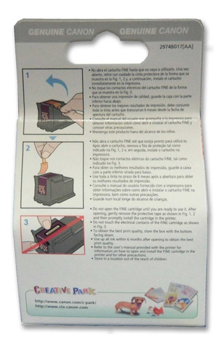 Imagen 4 de 5 de Cartucho Tinta Canon Pg-210 Negro Original P/ Ip2700 Ip2702