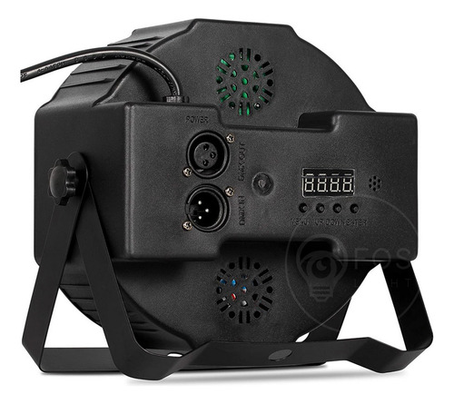 Kit 2 Refletor Led Par64 36 Led Cree 3w Branco Frio/ Quente