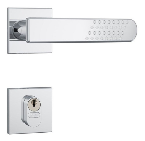 Fechadura Externa Roseta Quadrada Inox [ 803/21 Rqi ] - Stam