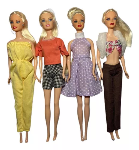 Kit de roupas de Boneca Barbie