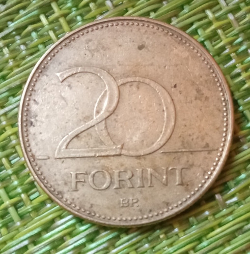 Moneda De 20 Forint De Hungría 1994 Bien Conservada. 