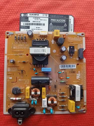 Tarjeta Fuente Lg 43lm6300pub (Usado)