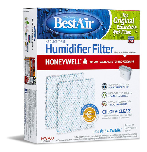 Filtro Humidificador De Mecha De Papel Para Honeywell