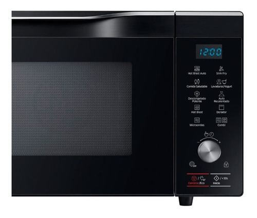 Imagen 8 de 9 de Microondas Samsung Mc32k7055ct 32l Convección Acero Inox P