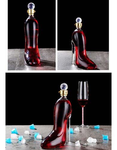 . 375ml Novedad Whisky Decanter Ron Botella De Vino Regalo