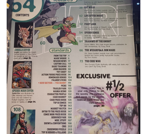 Magazine Wizard Eua - The Guide Comics N64 (Usado)