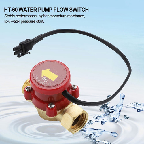 . Interruptor De Flujo De La Bomba Agua Ac220v 0.5a G1/2