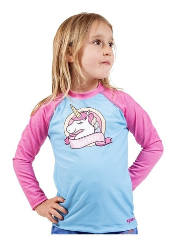 Remera Filtro Uv Niño Unicornio Yakka