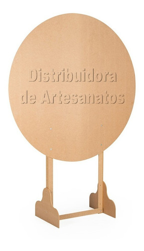 Imagem 1 de 4 de Painel Redondo 2,10 Alt X 1,50 Decoração Festa Mdf Provençal