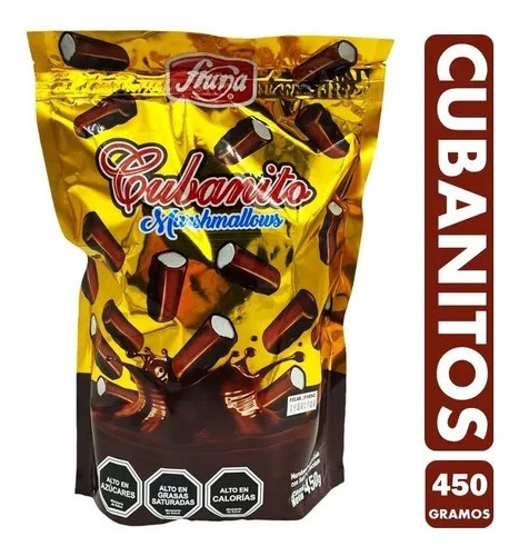 Cubanitos Marshmallows  450 Grs Fruna Malvavisco Chocolate