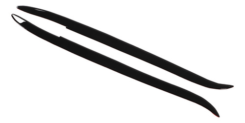 Faros Delanteros De Coche Eyebrow, 2 Unidades, Negro Brillan