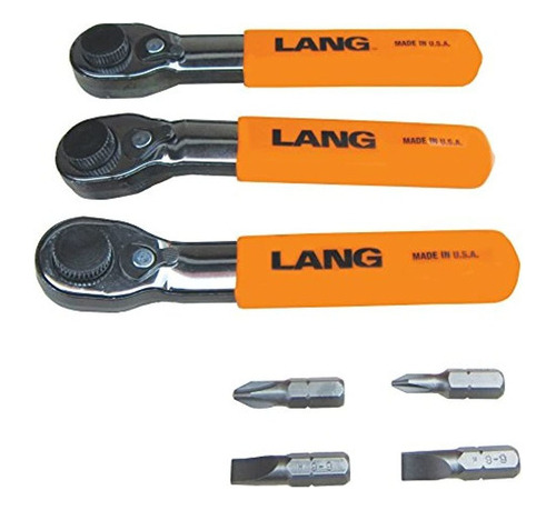 Lang Tools 5220 7piece Juego De Llaves De Diente Fino