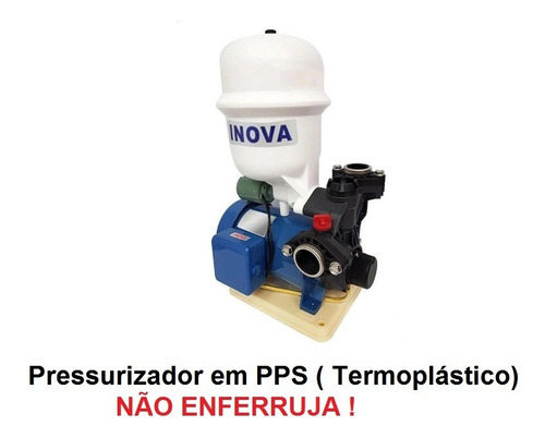 Pressurizador Inova Gp 140 Pps 1/4 Cv Bivolt Não Enferruja !