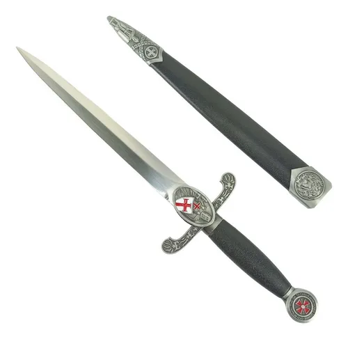 comprar Espada Adaga Punhal Medieval Cruz De Malta Templário Bainha