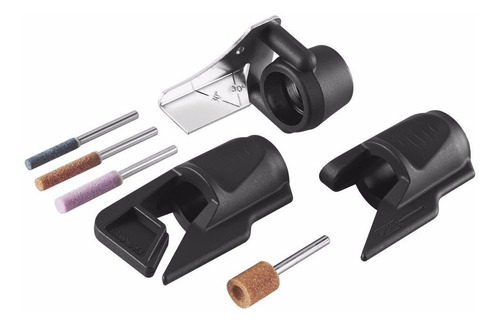Kit afiado para tesoura Dremel Mini Lathe Sharpener Blade, cor preta
