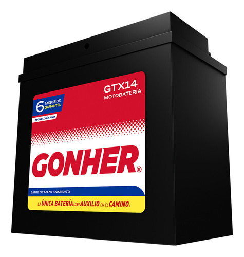 Batería Gel Agm Gonher Yfm660 Grizzly 4x4 Auto 06 A 07