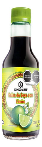 3 Pza Salsa De Soya Kikkoman Con Limón 148 Ml