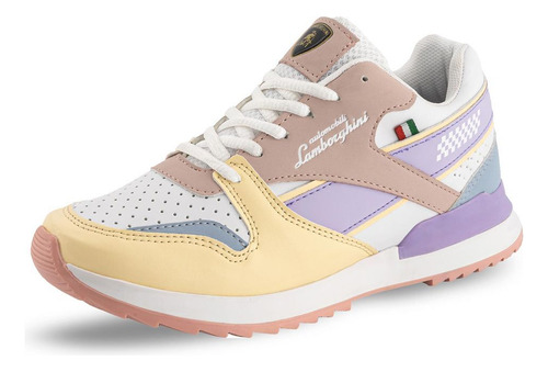 Sneaker Formal Vez64325 Suela Goma Texto Letras Liso