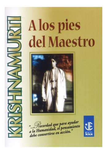 A Los Pies Del Maestro / Krishnamurti (envíos)