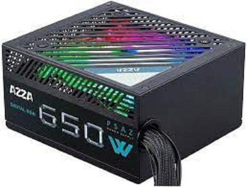 Fuente De Poder Certificada Azza 650w Rgb 