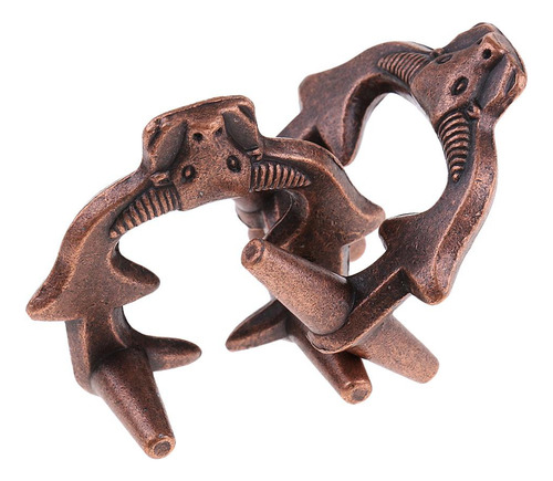 Rompecabezas De Metales 2 Piezas