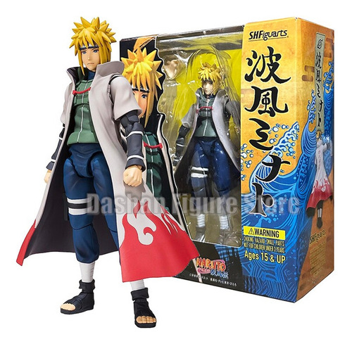 Figura Shf Naruto Namikaze Minato Action Figure Model Toys