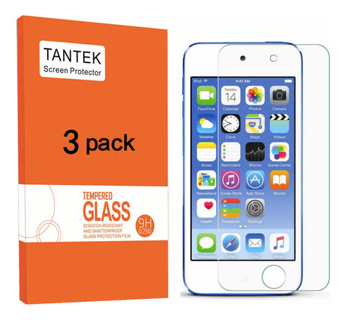 Tantek - Protector De Pantalla De Vidrio Templado Para iPod