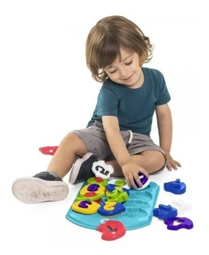 Rompecabezas Didáctico Puzzle Mania Números Calesita Tateti