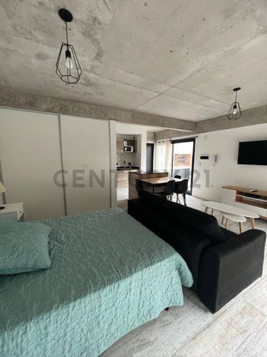 Departamento Tipo Loft Con Balcon Aterrazado Con Parrilla