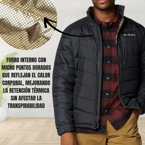 Campera Columbia Térmica Hombre Sin Capucha Labyrinth Loop