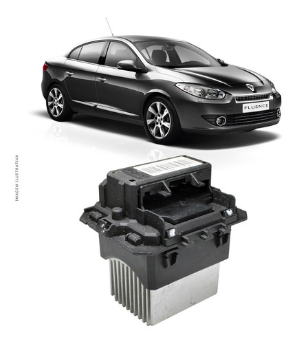 Resistência Da Caixa Evaporadora Renault Fluence Ar Digital