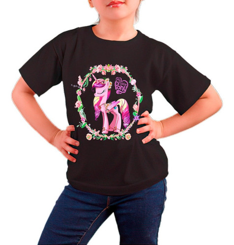 Polera Niña Estampada 100%algodón My Little Pony Exclusivo 4