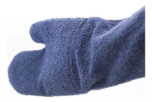Luva térmica grafatex alta temperatura até 500 graus 50 cm cor azul Lamare