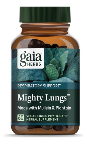 Suplemento De Apoyo Pulmonar Lungs Gaia Herbs 60 Fitocapsula