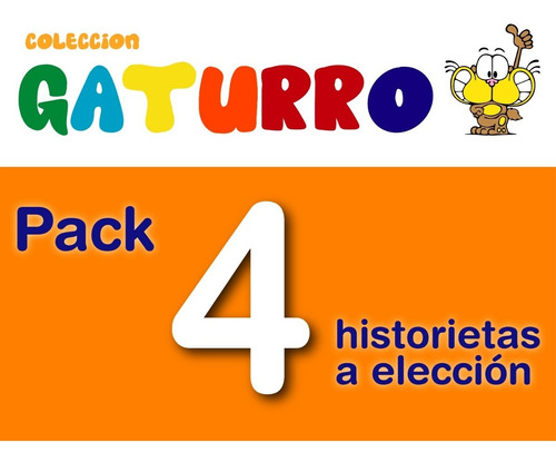 Imagen 1 de 2 de Pack X 4 Libros A Elección Gaturro - Nik - De La Flor