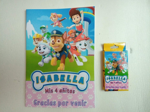 Libritos P/ Pintar Personalizados + Crayones X30 Unid