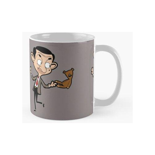 Taza Mr. Bean Y Su Oso Calidad Premium