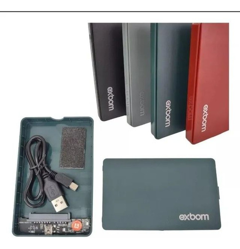 Case Para Hd Sata 2.5 Cghd-20b Kit 4 Unid. Atacado Exbom